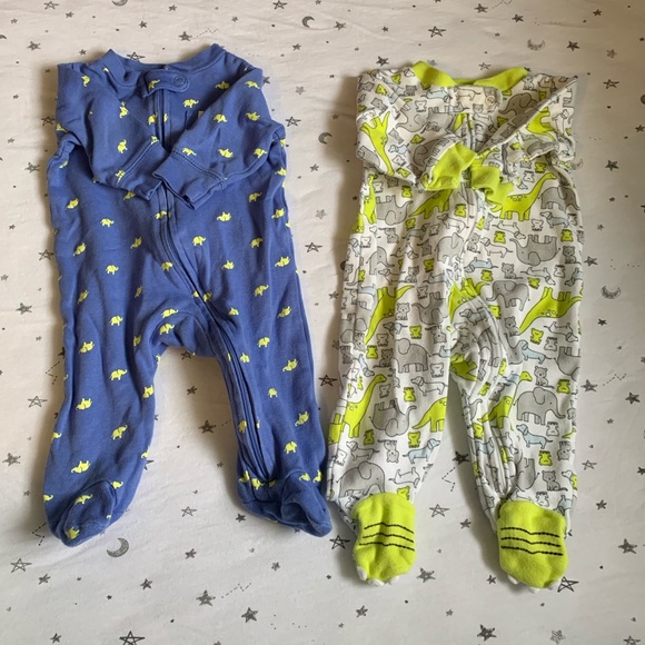 6pc set 0-3 months Pajamas - Picture 2 of 3